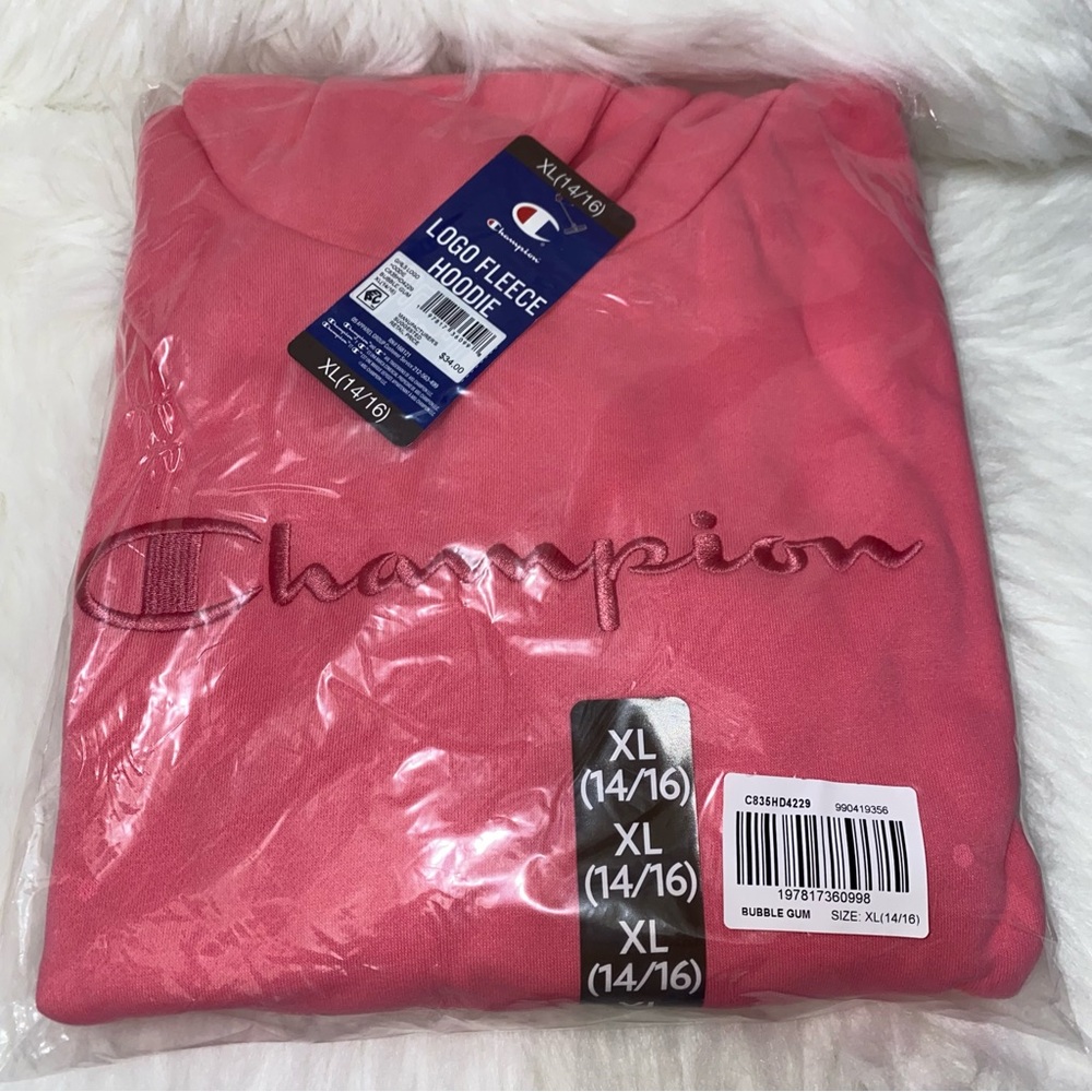 Champion Big girl hoodie Size XL girls 14/16 NWT